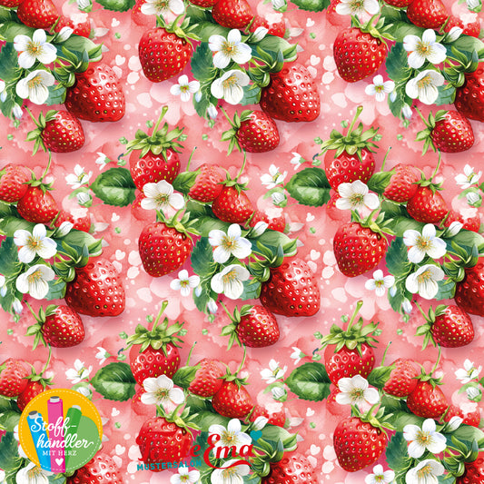 Jersey Stoff Berrylicious