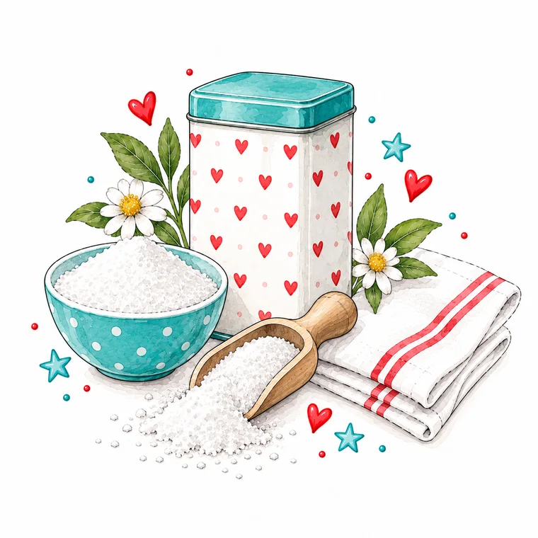 Illustration zu Speisestärke oder Babypuder