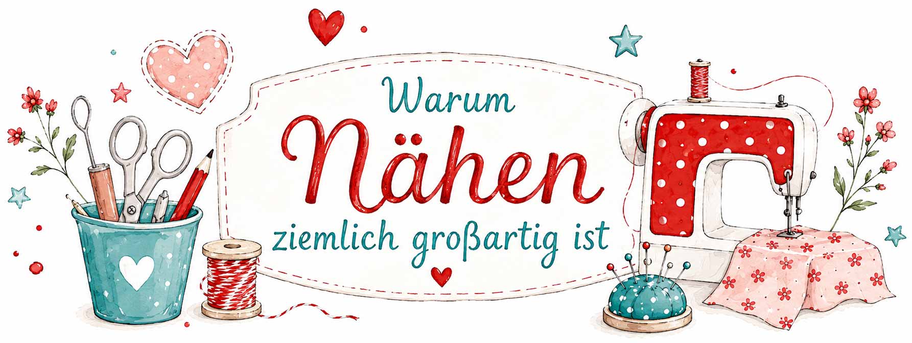 Warum Nähen ziemlich großartig ist