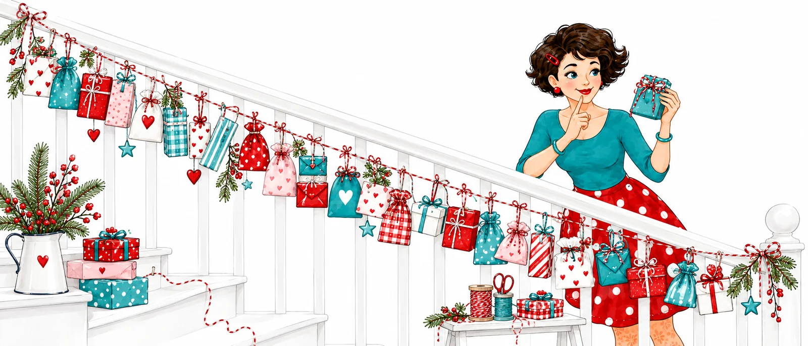 Nur noch 23! Den Adventskalender selber füllen