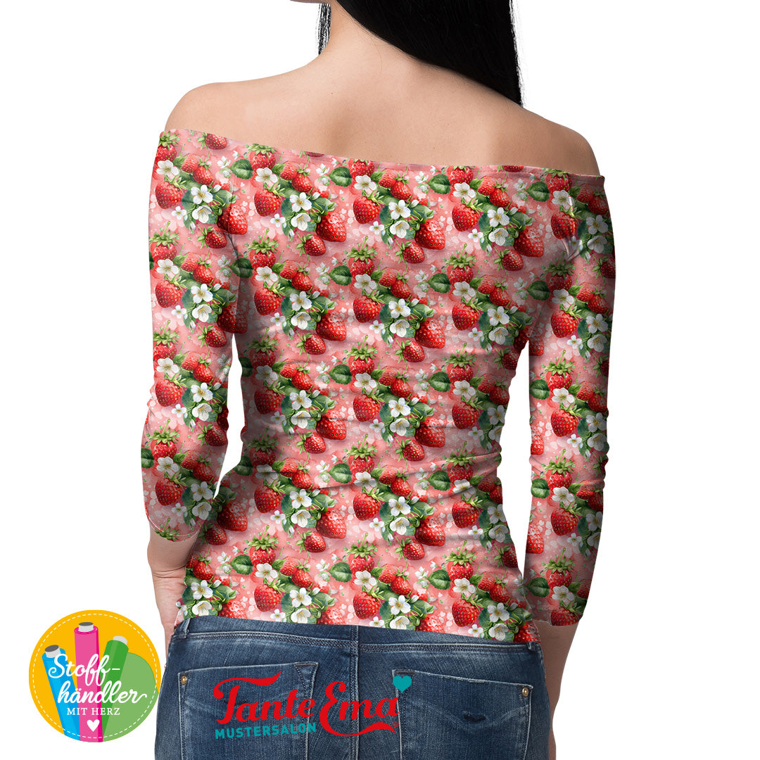 Jersey Stoff Berrylicious