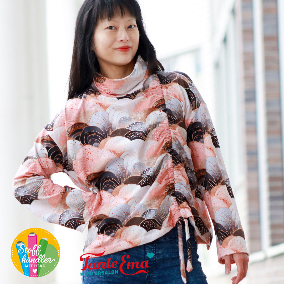 Jersey Stoff Gold Rumba
