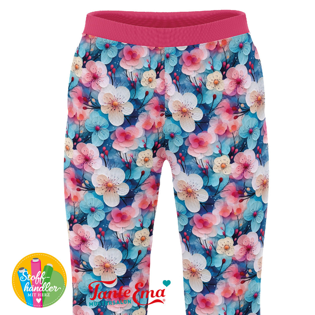 Jersey Stoff Moonflower